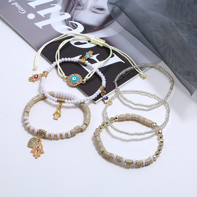 Confezione di braccialetti Hamsa 